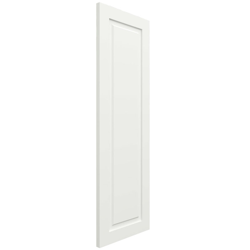 Volets à panneau simple en PVC TrueFit, l 14 po x H 95 po (par paire - quincaillerie non incluse) non fini