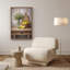 «Lemon Basket and Greenery Farmhouse Still Life», art mural encadré-2076402355-2076402318