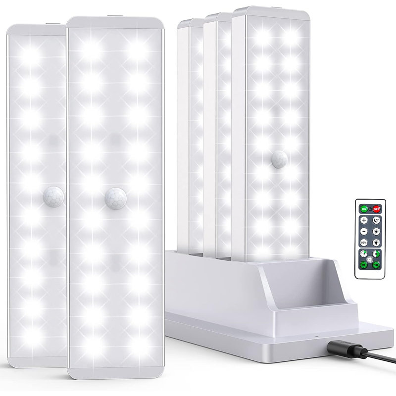 Rechargeable LED Motion Sensor Light Bar with Remote Control