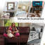 Canapé modulaire en similicuir 112 po Praylow-1763512929