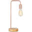 Lampe de table arquée brune 17 po Santamaria-1888943841