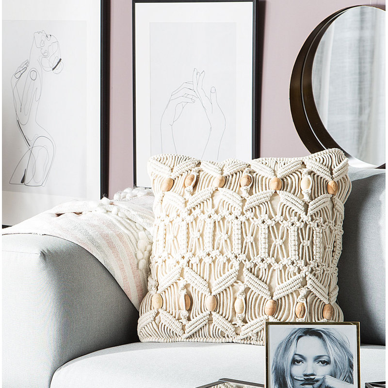 Hazardville Geometric Square Cushion
