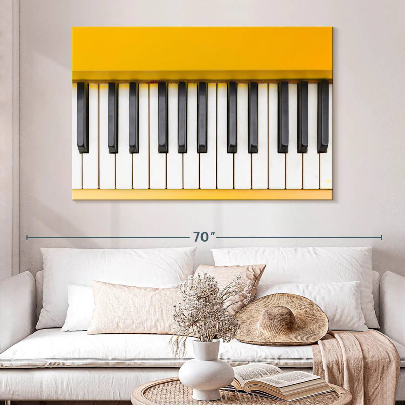 Abarca Bright Piano, 34" H x 51" W