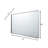 Kye Vertical Rounded Rectangular Wall Mirror - Polished Nickel-1427167187