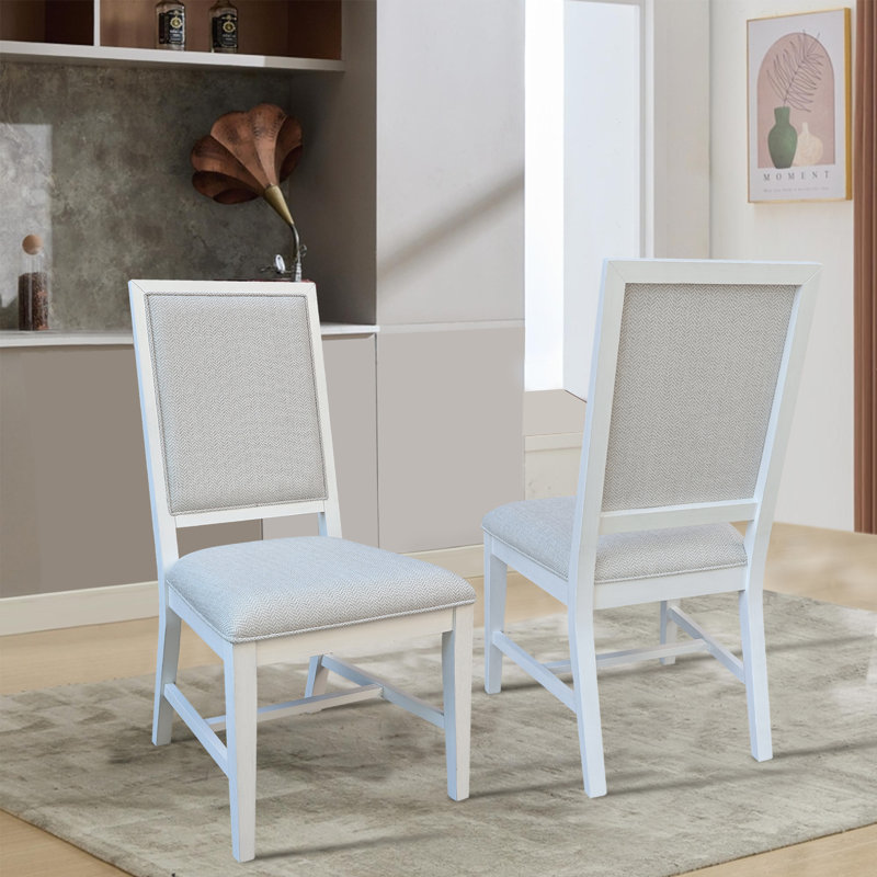 Albin Solid Wood Upholstered Dining Chair