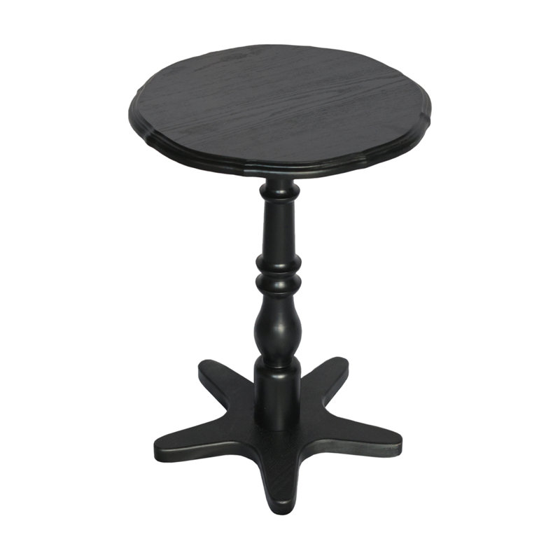 Round Coffee Table,for Living Room and Bedroom, Black