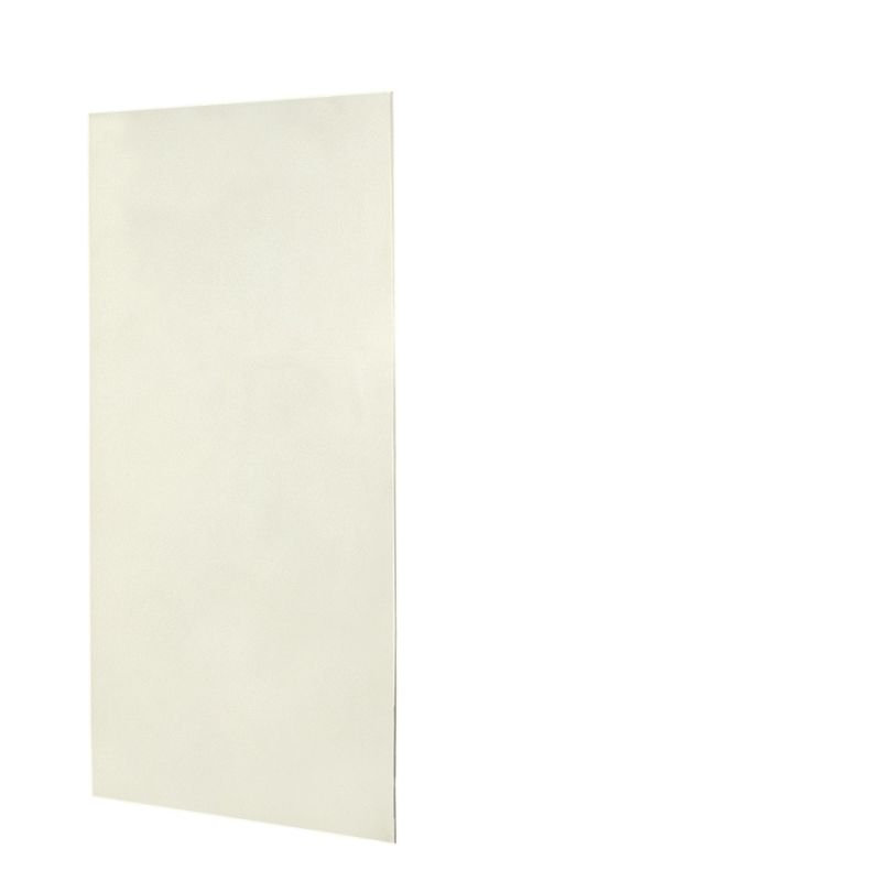 Paroi de douche à panneau unique 96 "x 48" x 0,25 "Solid Surface, Bisque