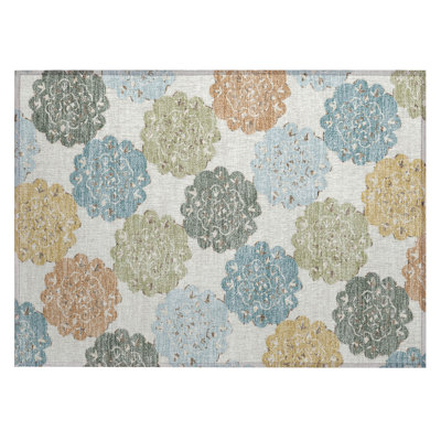 Machine Washable Indoor/Outdoor Adalaide ACN2353 Casual Rug