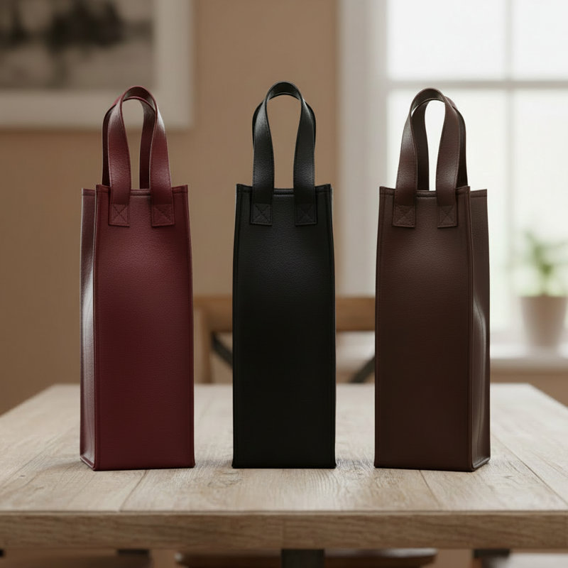 Sac à boisson en cuir - brun, Brun