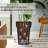 Set of 2 Large Plastic Plant Pots Flower-321392383