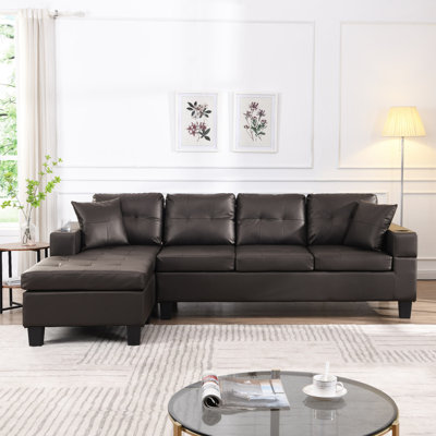Sectional Sofa Set For Living Room With L Shape Chaise Lounge
