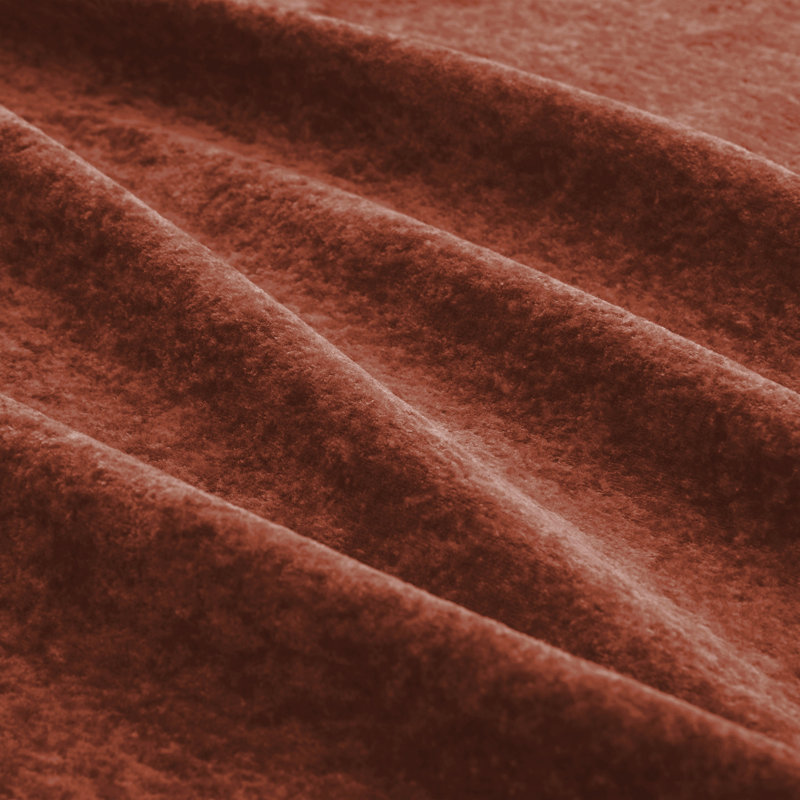 Repose-pieds en velours rouge