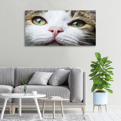 Green Cat'S Eyes - No Frame Print on Canvas