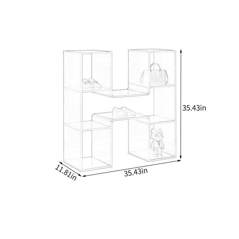 Modern Acrylic Entryway Coat Rack