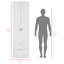 Armoire Marlton, chambre à coucher, blanc-470146