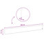 100 cm W Steel Lawn Edging Fencing with 20-132615569-132615573