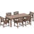 Six-piece Outdoor Patio Dining Table Set-1293898319