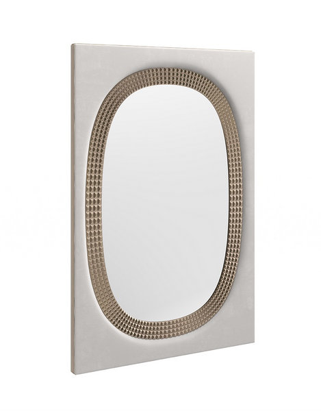 Oxford Resin Beveled Mirror
