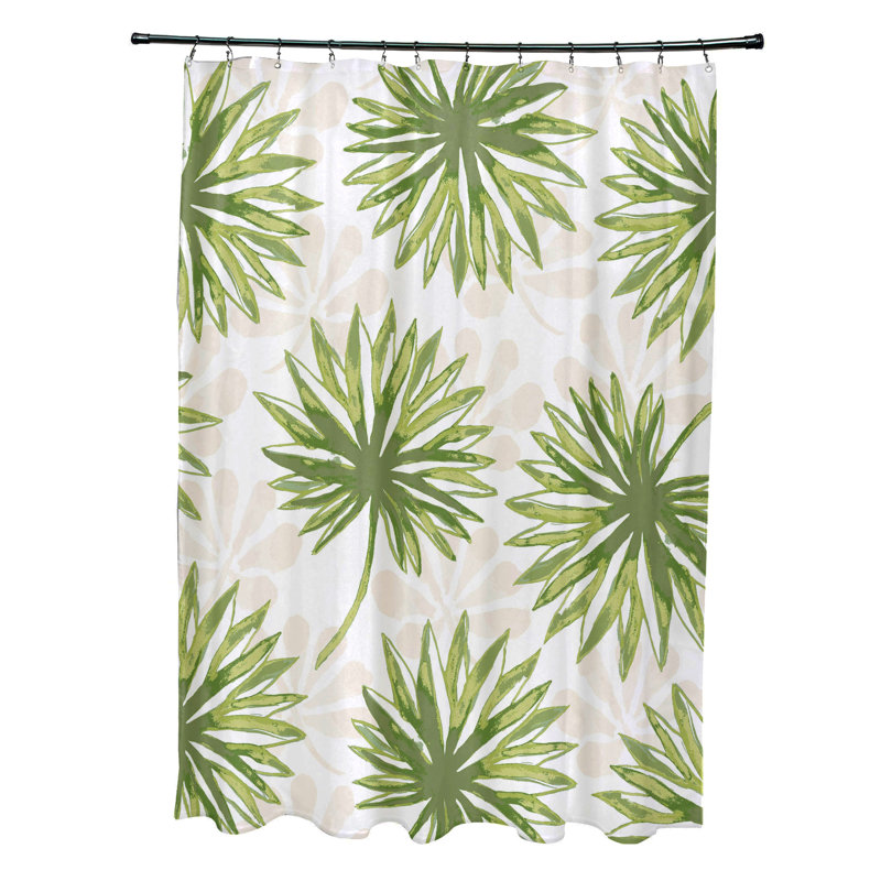 Vathylakas Single Shower Curtain, Green