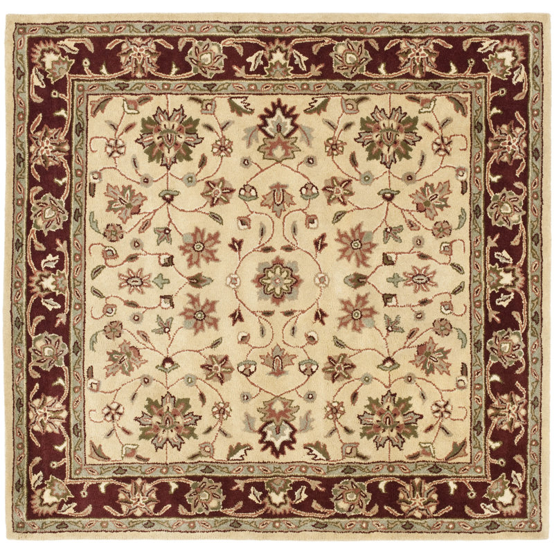 Cranmore Hand Tufted Wool Oriental Rug, Square 6'