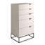 Chiffonier grey wood and black