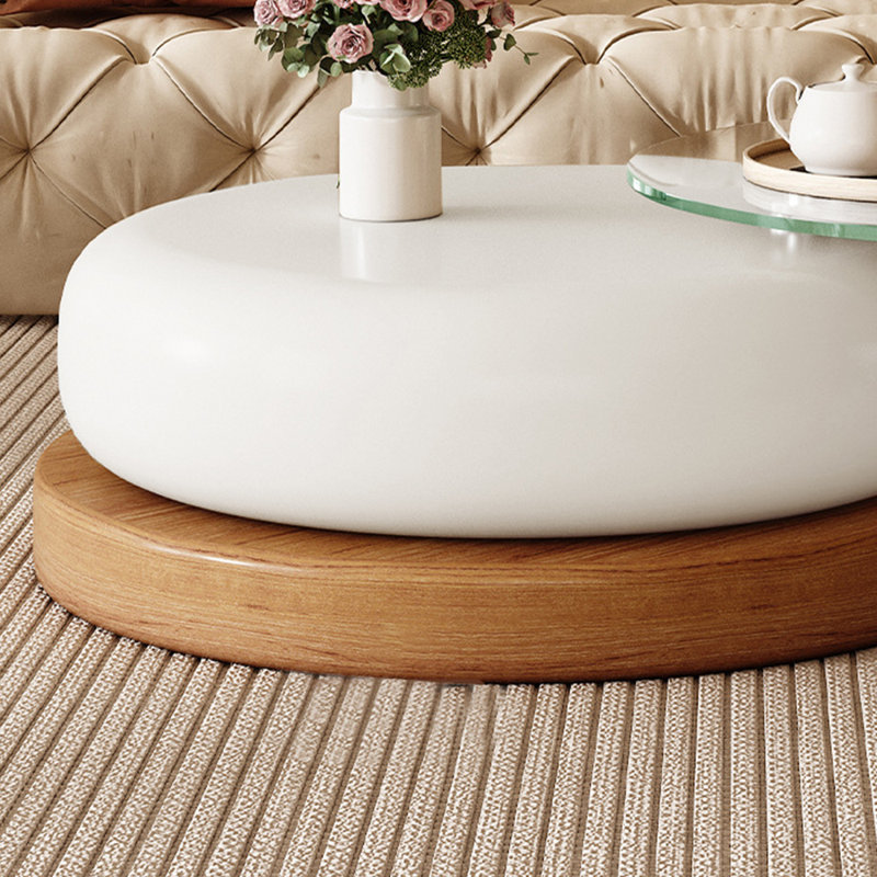 Elonie Nesting Coffee Table Round Coffee Table Glass Coffee Table