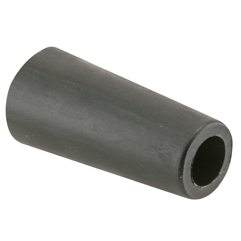 Pare-chocs de porte coulissante en verre, 2 5/8 po, caoutchouc robuste, noir (paquet de 2), H 2,5 po x l 3 po x P 1 po, Noir
