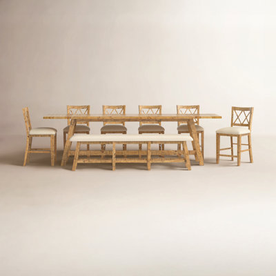 Maxine Dining Table Set with Removable Leaf