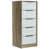 Light Oak/White selected