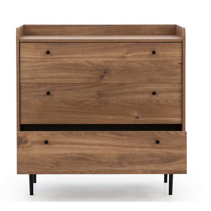 Lollar 90cm W 3 - Drawer Chest of Drawers