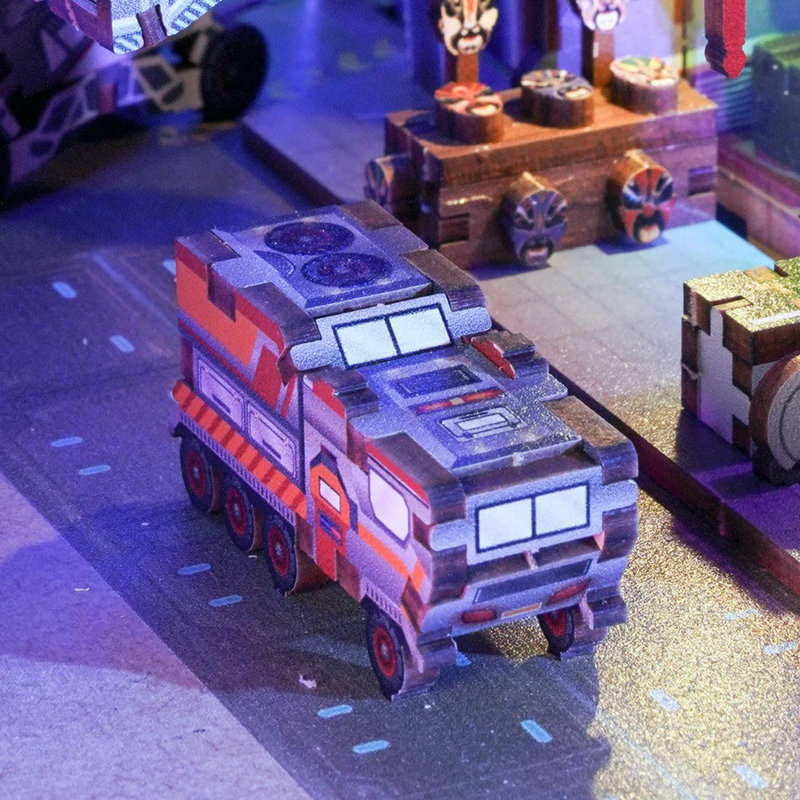 Ensemble de coin bricolage 3D: 284 pièces Cyber City