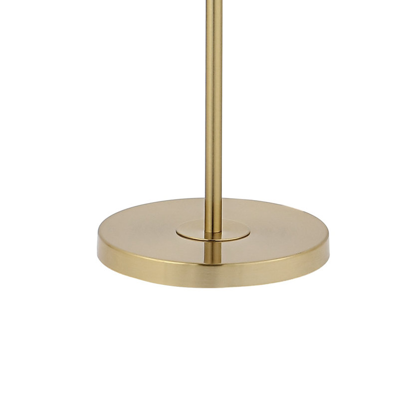 Vlefta 58.5'' Brass Gold Task Floor Lamp