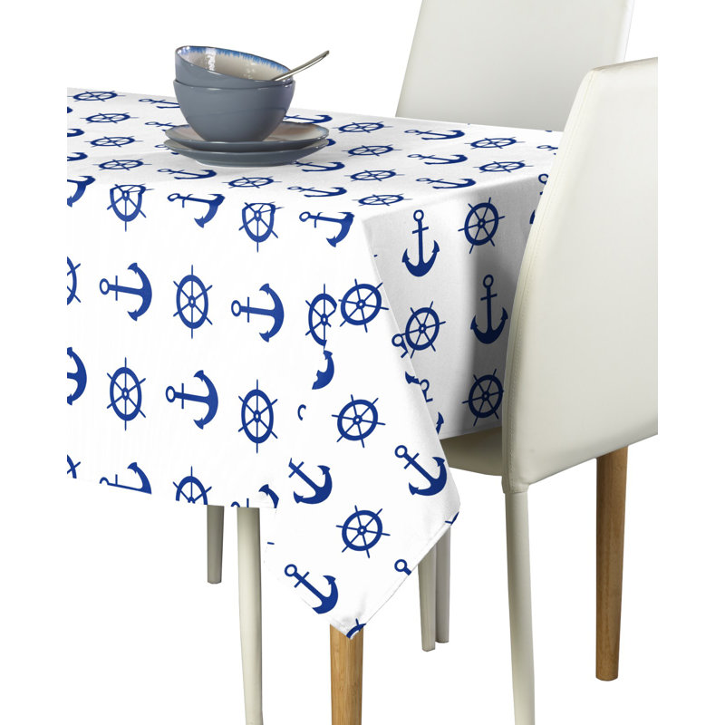 Erler Geometric Tablecloth, 120" L x 60" W