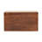 Marisal California Walnut & Mud Linen Pull Out Shoe Bench
