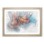 Pink Jellyfish in Abstract - Framed Print-55768886-55768891