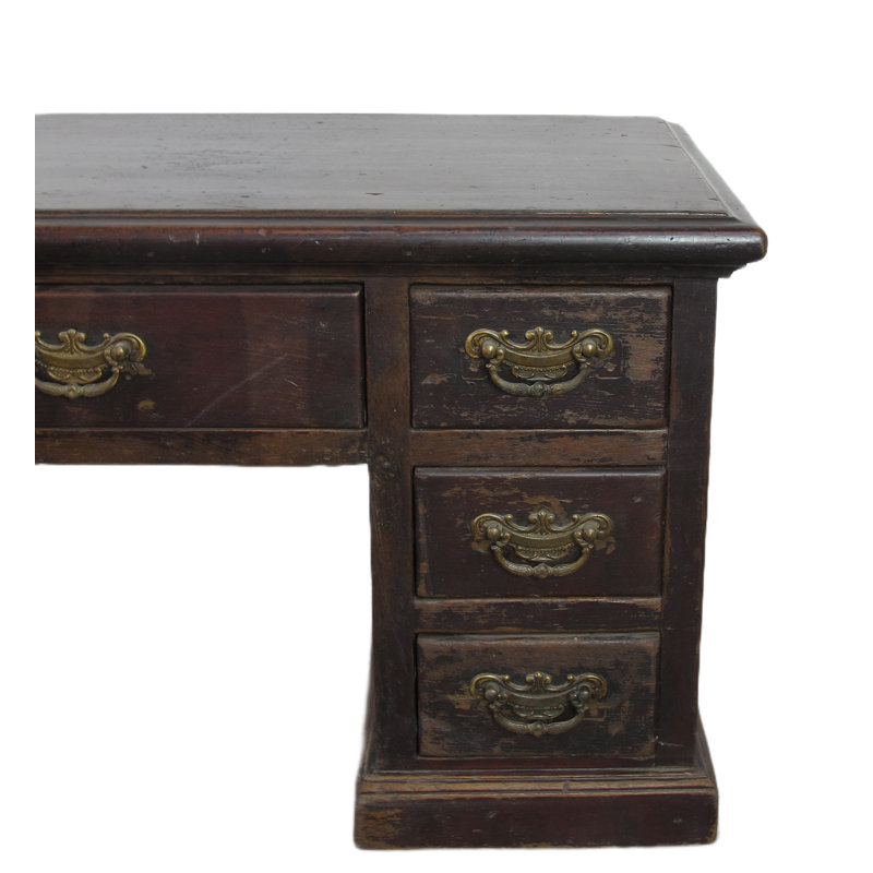 Console en bois massif 64,6 "