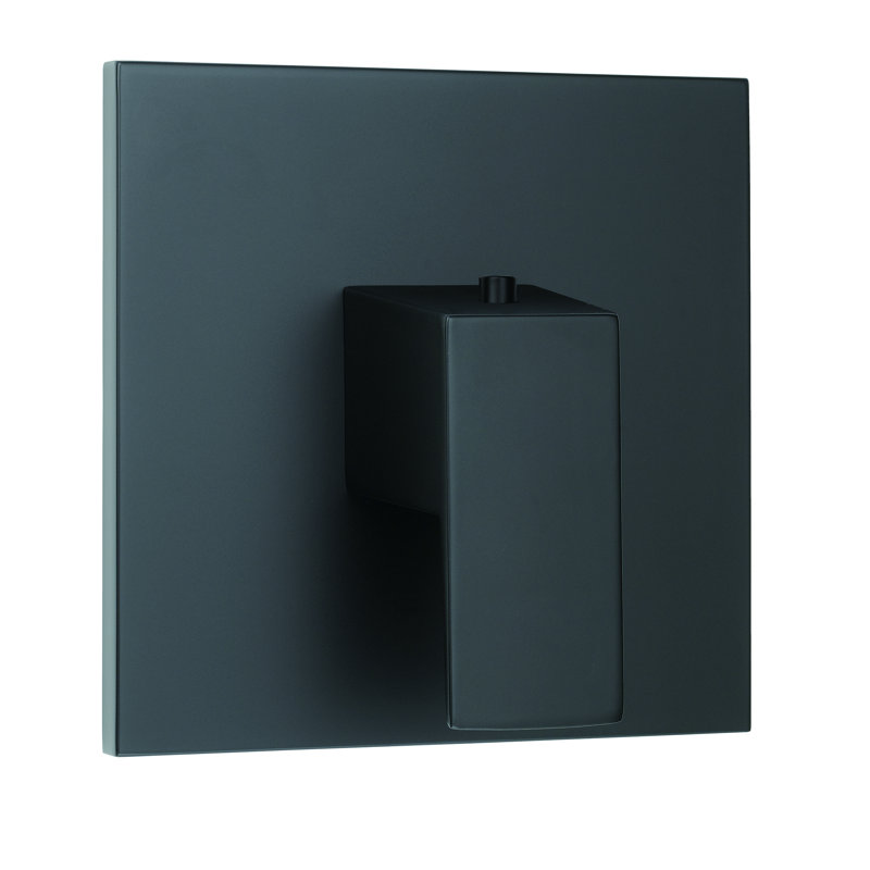 Ensemble de garniture de valve thermostatique Mid-Town 1H 0,75 po, Noir