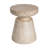 Outdoor Travertine Side Table-683784348