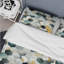 Grey Hexagons Dreams - Ensemble de housse de couette géométrique - Microfibre de polyester-704494899