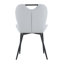 Chaises de salle à manger confortables, ensemble moderne de 4 pièces en métal Pu pour cuisine