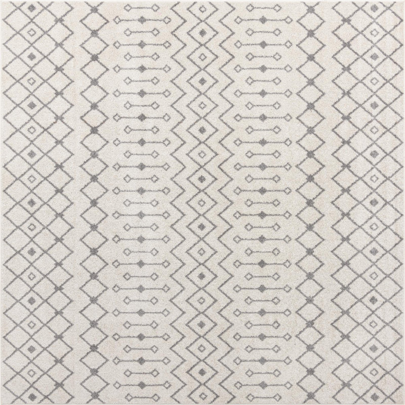 Abstract Indoor Rug, Square 10'