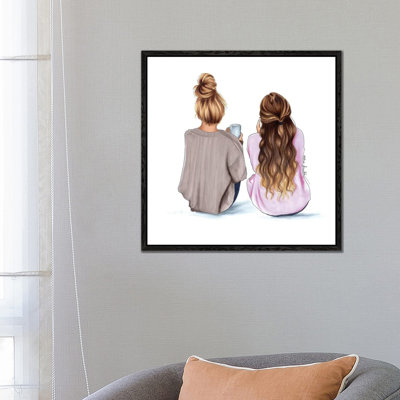 Sisters by Elza Fouche - Painting on Canvas