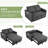 Dharius 48.5" Convertible Sofa Bed 3-in-1 Upholstered Reclining Sleeper Sofa Couch Bed with Cushions for Small Spaces-254771594