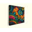Reproduction d'art sur toile, tourbillon abstrait vibrant, impression de style moderne empâtement coloré pour la maison et le bureau-640279750