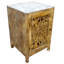 Meuble-lavabo en bois naturel sculpté à la main de 24 po