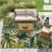 Monstera Palm Leaf Indoor/Outdoor Area Rug, Green Botanical Patio Rug-1133805627