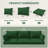 Outdoor Cushions Replacement Patio Cushions Set For 3 Seats-960709715