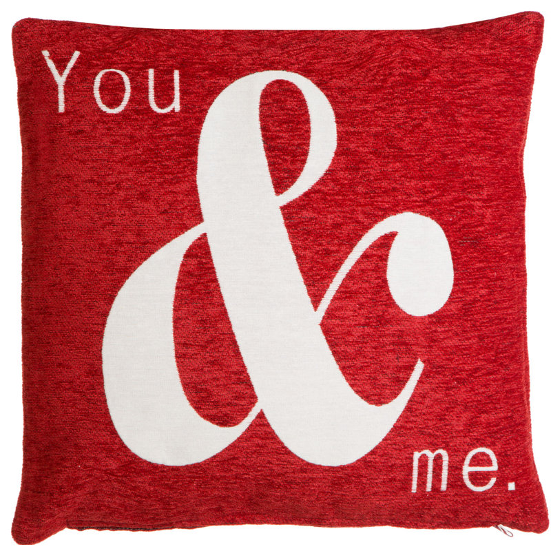 Whalley Square Cushion, Red