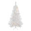 6.5' Pre-Lit White Medium Iridescent Pine Artificial Christmas Tree - Multi Function LED Lights