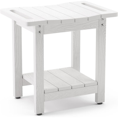 Alban Solid Wood Accent Stool